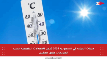 درجات الحرارة في السعودية 2024 ضمن المعدلات الطبيعية حسب تصريحات عقيل العقيل